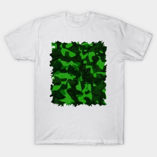 Jungle Camouflage Camo Army Pattern T-Shirt